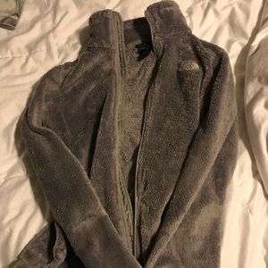 North face fluffy sweater